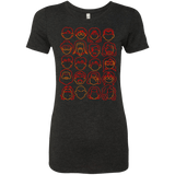 T-Shirts Vintage Black / Small Harry Potter line heads Women's Triblend T-Shirt