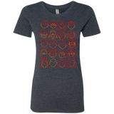 T-Shirts Vintage Navy / Small Harry Potter line heads Women's Triblend T-Shirt