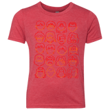 T-Shirts Vintage Red / YXS Harry Potter line heads Youth Triblend T-Shirt