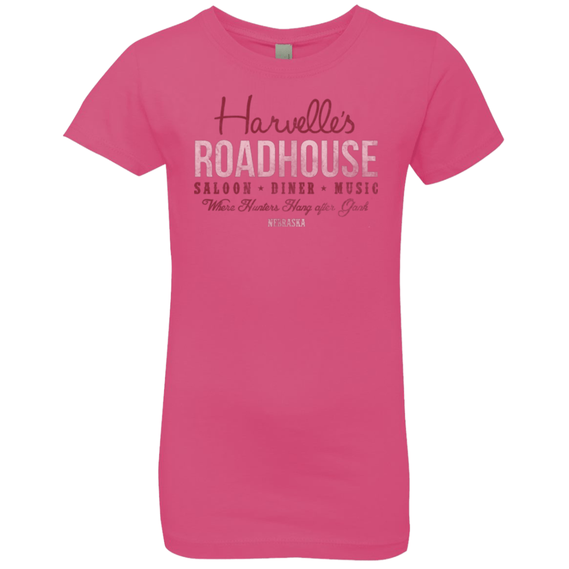 T-Shirts Hot Pink / YXS Harvelle's Roadhouse Girls Premium T-Shirt