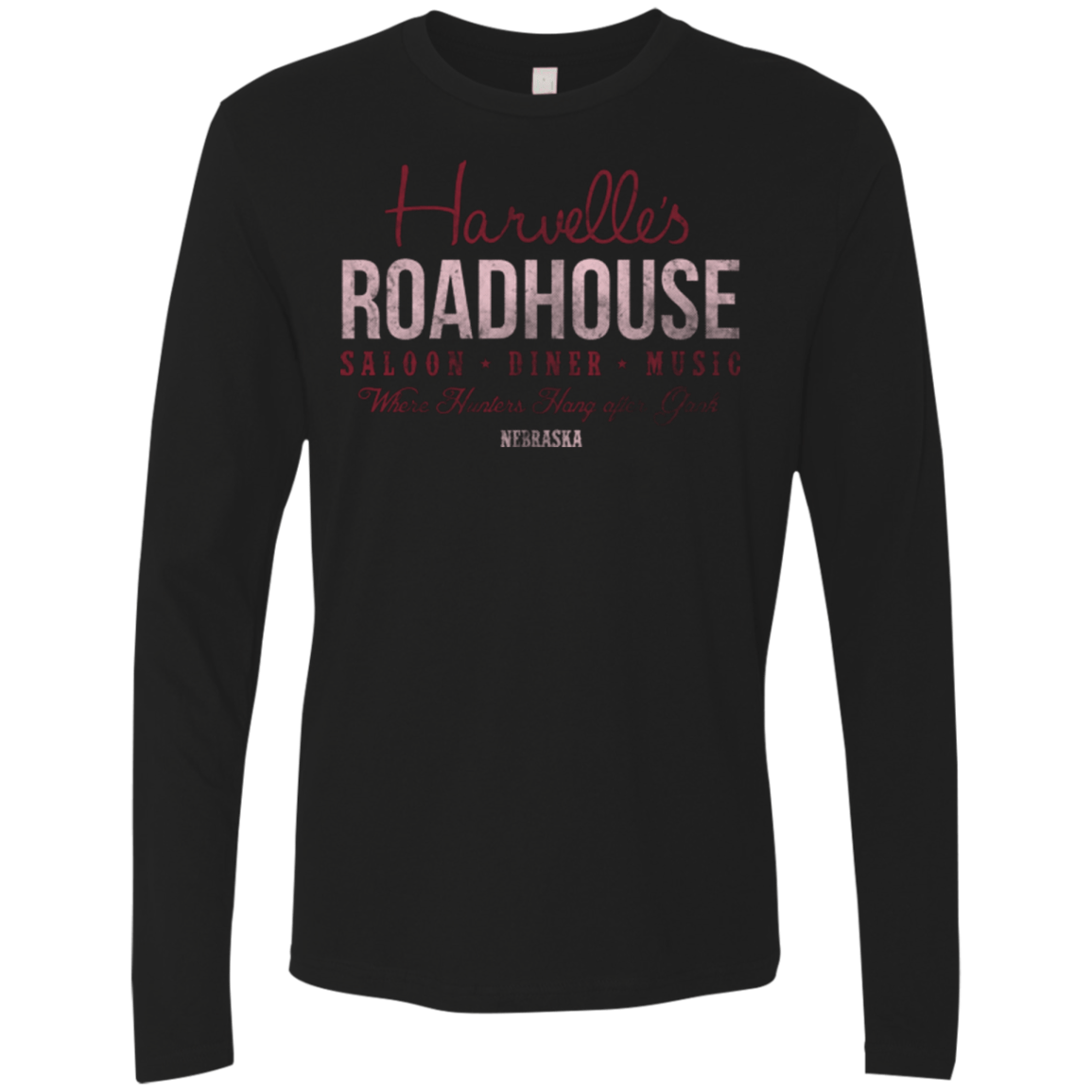 T-Shirts Black / Small Harvelle's Roadhouse Men's Premium Long Sleeve