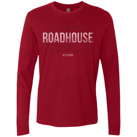 T-Shirts Cardinal / Small Harvelle's Roadhouse Men's Premium Long Sleeve