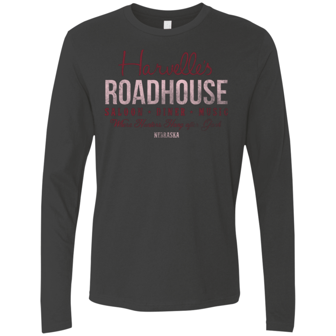 T-Shirts Heavy Metal / Small Harvelle's Roadhouse Men's Premium Long Sleeve