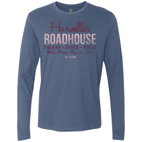 T-Shirts Indigo / Small Harvelle's Roadhouse Men's Premium Long Sleeve