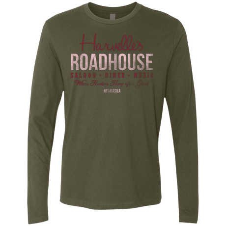 T-Shirts Military Green / Small Harvelle's Roadhouse Men's Premium Long Sleeve
