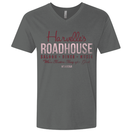 T-Shirts Heavy Metal / X-Small Harvelle's Roadhouse Men's Premium V-Neck