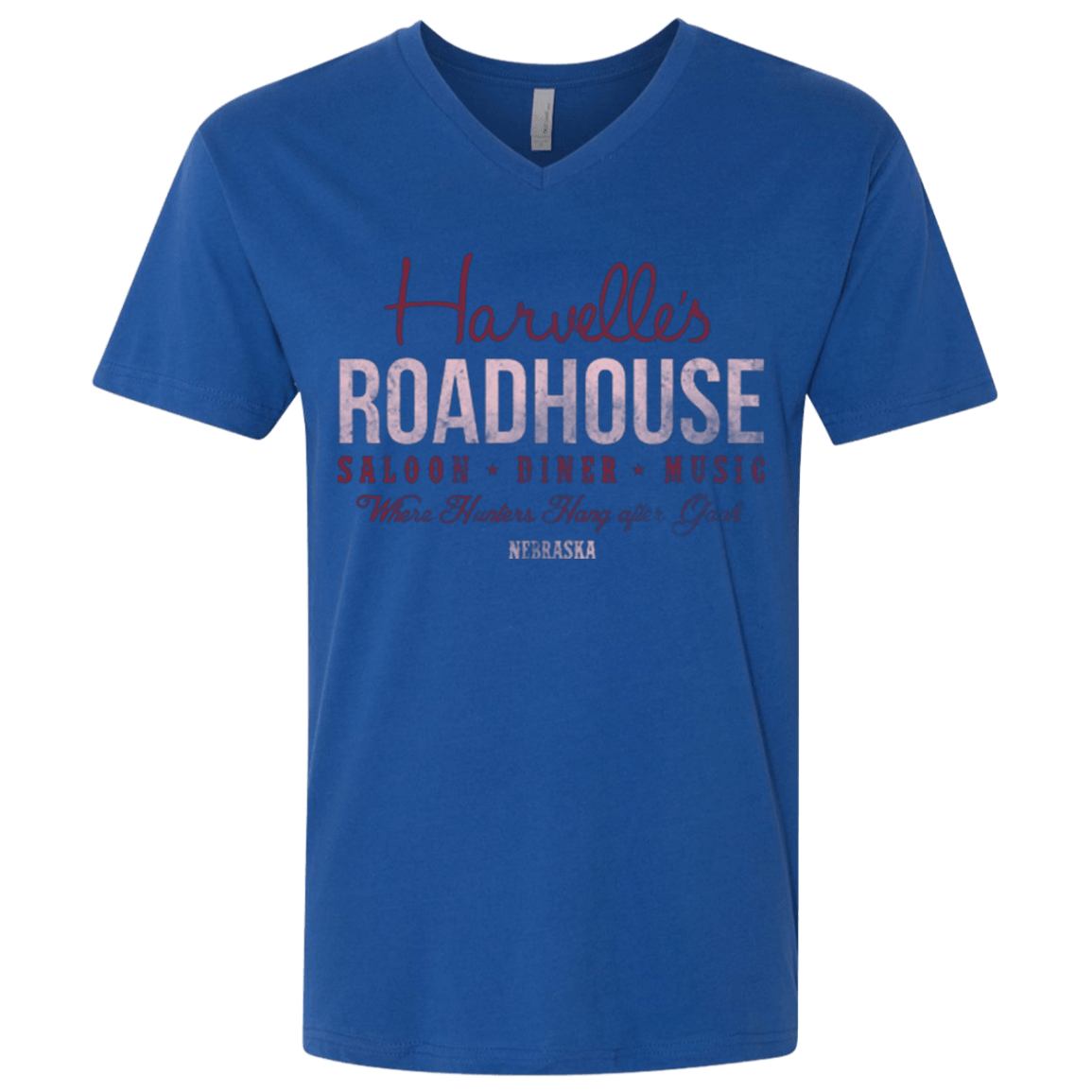 T-Shirts Royal / X-Small Harvelle's Roadhouse Men's Premium V-Neck