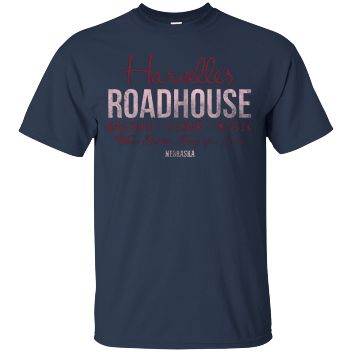 T-Shirts Navy / Small Harvelle's Roadhouse T-Shirt