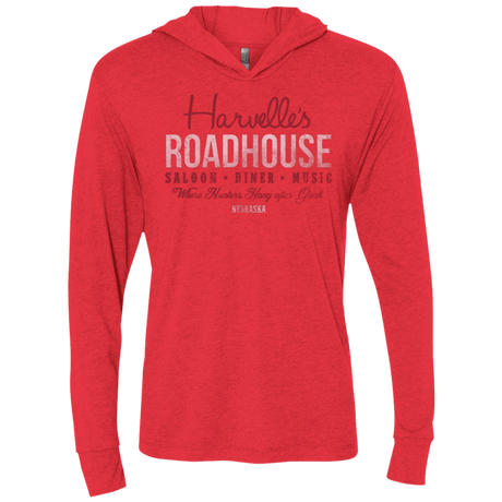T-Shirts Vintage Red / X-Small Harvelle's Roadhouse Triblend Long Sleeve Hoodie Tee