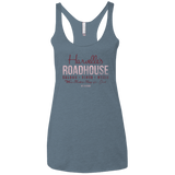 T-Shirts Indigo / X-Small Harvelle's Roadhouse Women's Triblend Racerback Tank