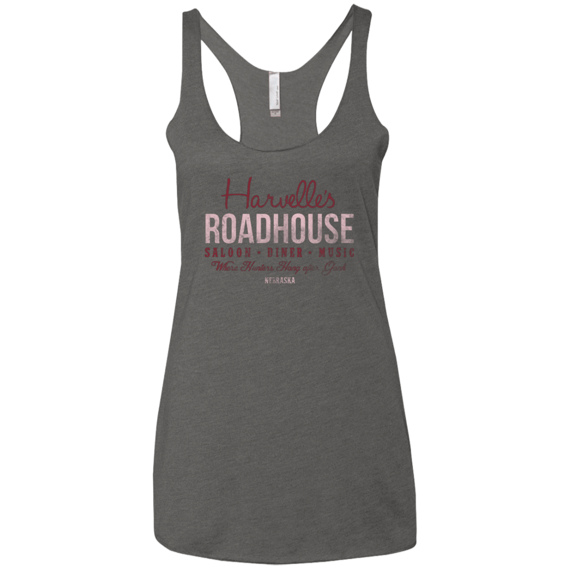 T-Shirts Premium Heather / X-Small Harvelle's Roadhouse Women's Triblend Racerback Tank
