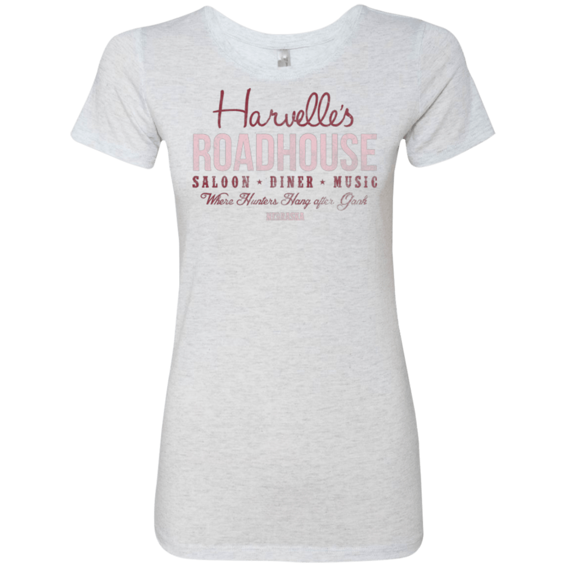 T-Shirts Heather White / Small Harvelle's Roadhouse Women's Triblend T-Shirt