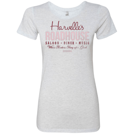T-Shirts Heather White / Small Harvelle's Roadhouse Women's Triblend T-Shirt