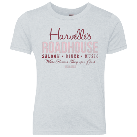T-Shirts Heather White / YXS Harvelle's Roadhouse Youth Triblend T-Shirt