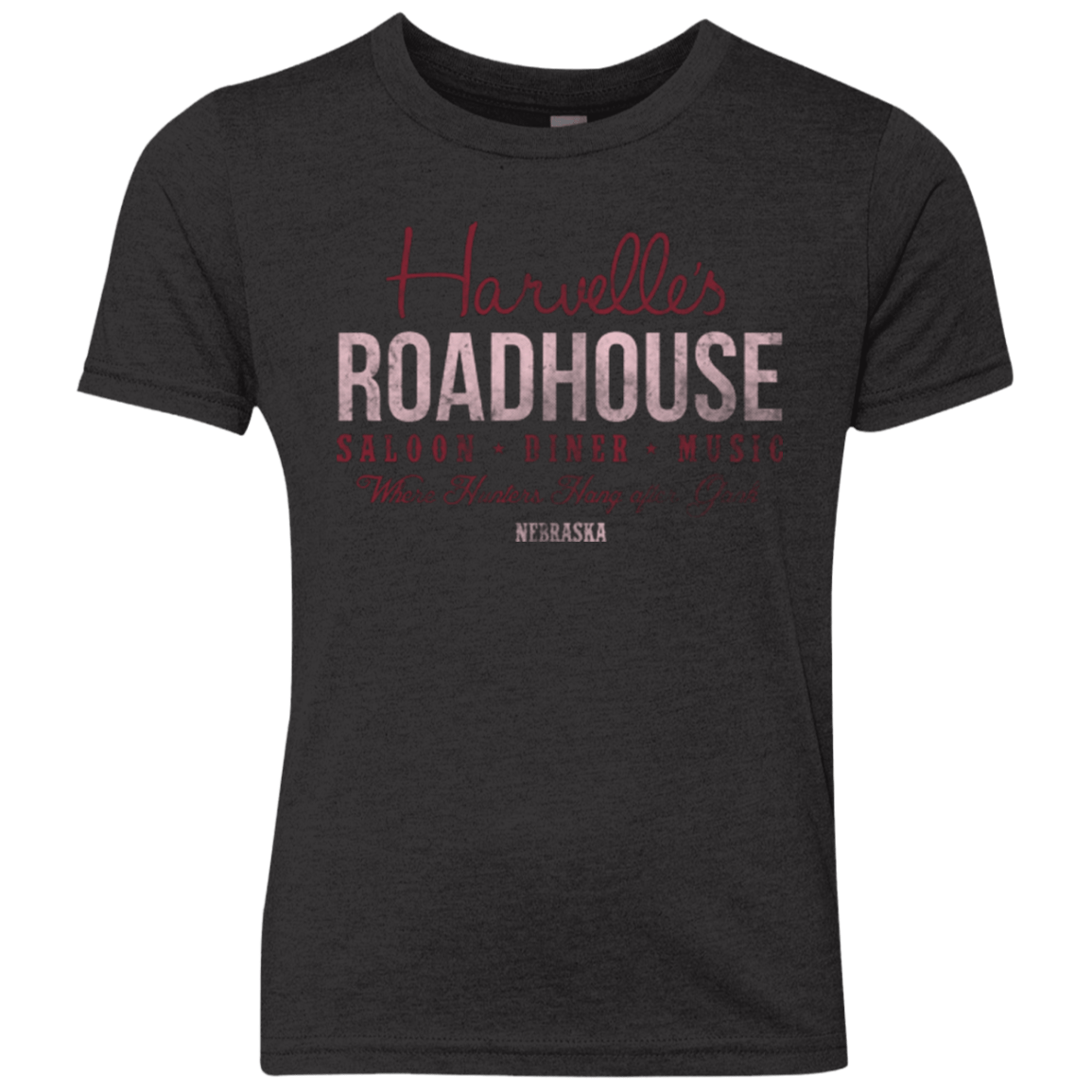 T-Shirts Vintage Black / YXS Harvelle's Roadhouse Youth Triblend T-Shirt