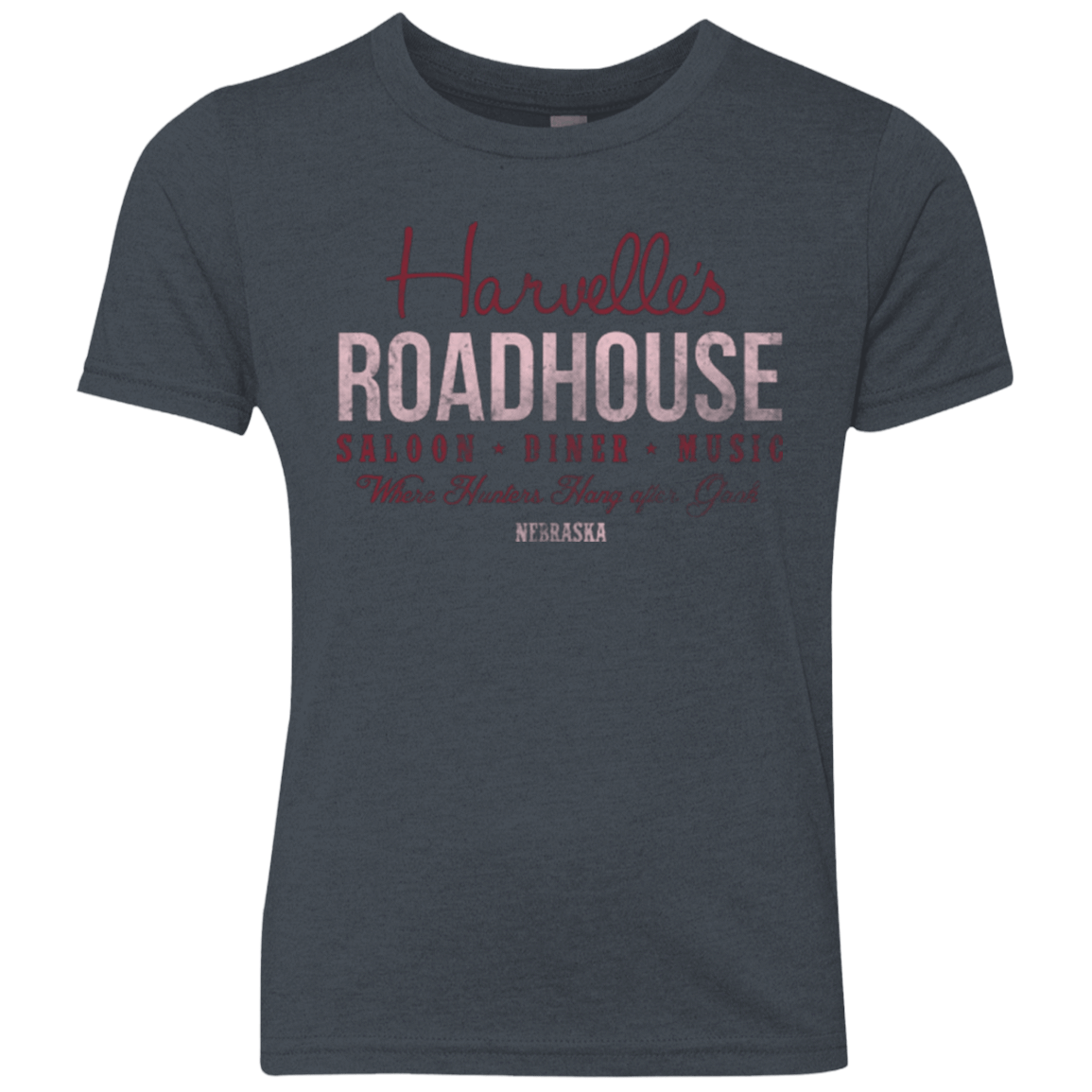 T-Shirts Vintage Navy / YXS Harvelle's Roadhouse Youth Triblend T-Shirt