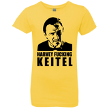 T-Shirts Vibrant Yellow / YXS Harvey fucking Keitel Girls Premium T-Shirt