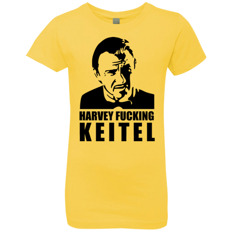 T-Shirts Vibrant Yellow / YXS Harvey fucking Keitel Girls Premium T-Shirt