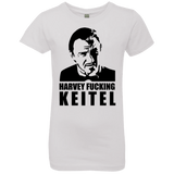 T-Shirts White / YXS Harvey fucking Keitel Girls Premium T-Shirt