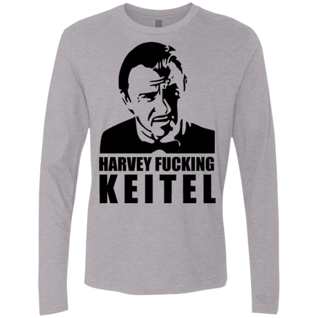 T-Shirts Heather Grey / Small Harvey fucking Keitel Men's Premium Long Sleeve