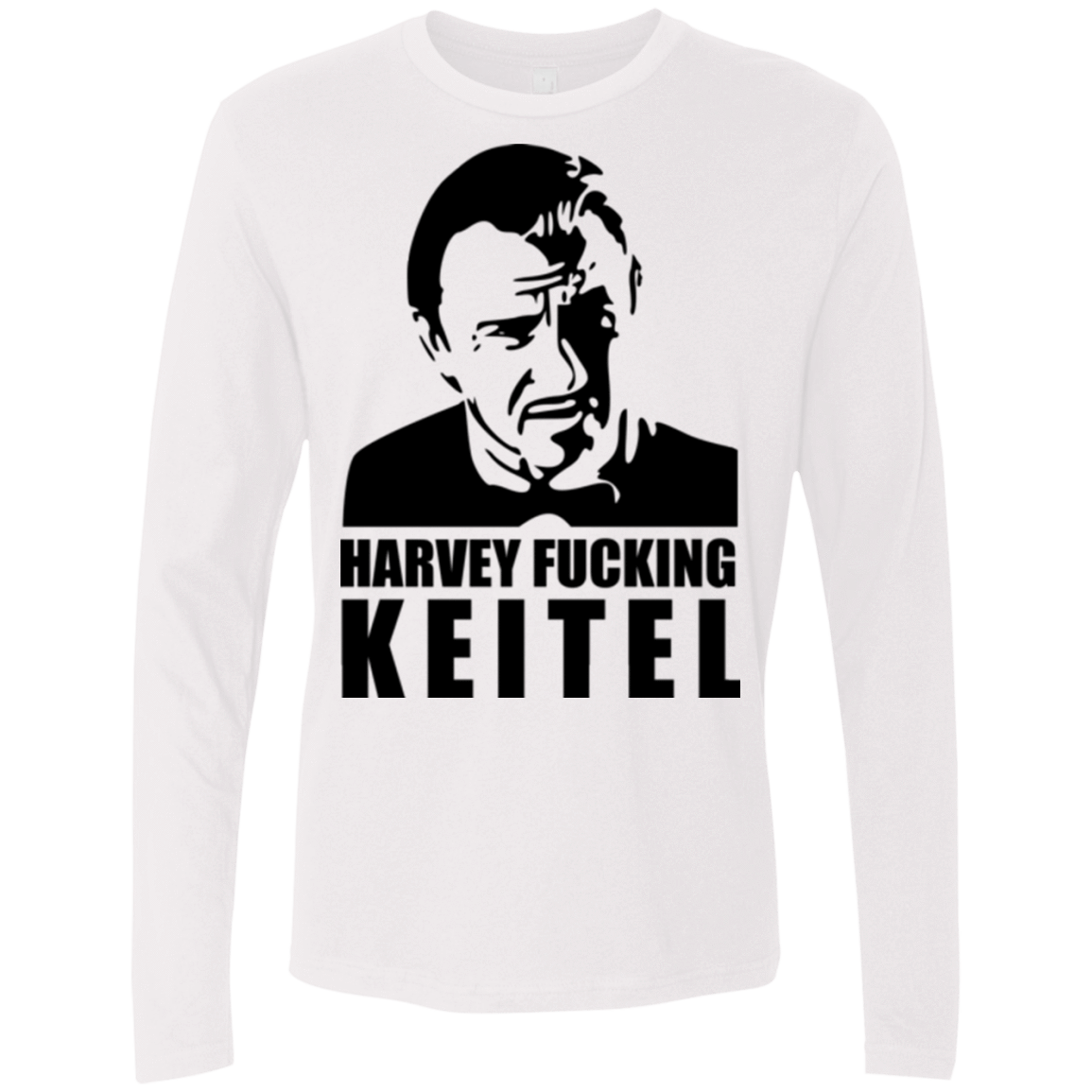 T-Shirts White / Small Harvey fucking Keitel Men's Premium Long Sleeve