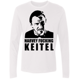 T-Shirts White / Small Harvey fucking Keitel Men's Premium Long Sleeve