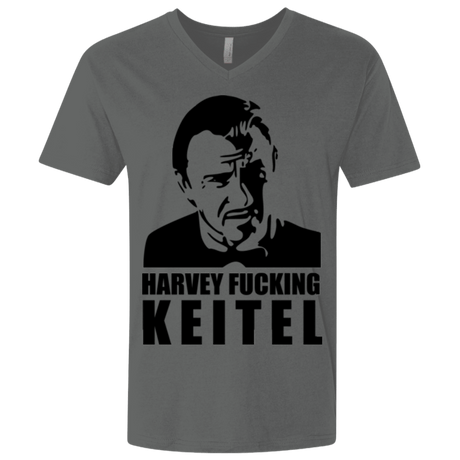 T-Shirts Heavy Metal / X-Small Harvey fucking Keitel Men's Premium V-Neck
