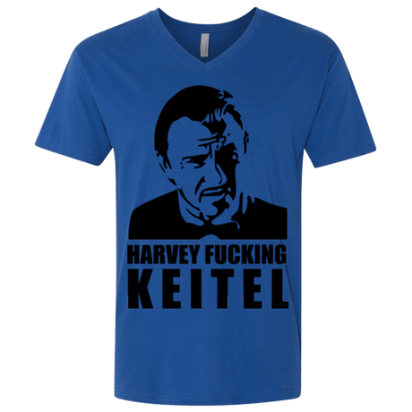 T-Shirts Royal / X-Small Harvey fucking Keitel Men's Premium V-Neck
