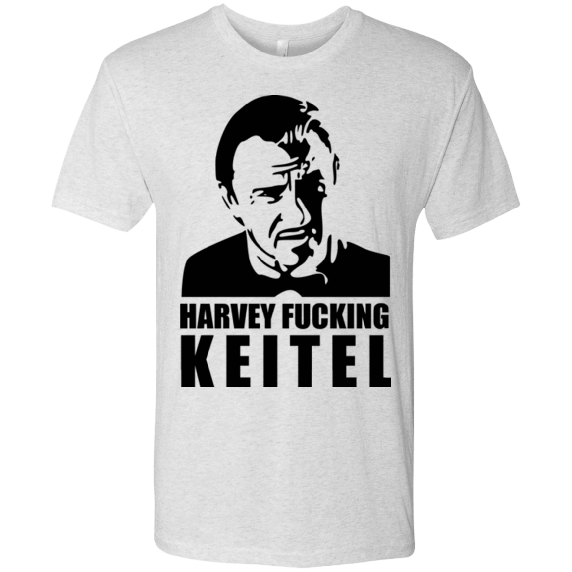 T-Shirts Heather White / Small Harvey fucking Keitel Men's Triblend T-Shirt