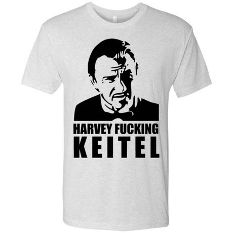 T-Shirts Heather White / Small Harvey fucking Keitel Men's Triblend T-Shirt