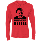 T-Shirts Vintage Red / X-Small Harvey fucking Keitel Triblend Long Sleeve Hoodie Tee