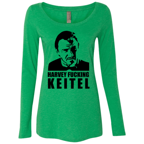 T-Shirts Envy / Small Harvey fucking Keitel Women's Triblend Long Sleeve Shirt