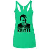 T-Shirts Envy / X-Small Harvey fucking Keitel Women's Triblend Racerback Tank