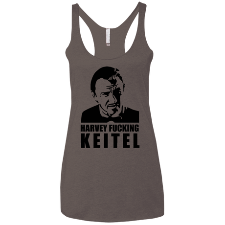 T-Shirts Macchiato / X-Small Harvey fucking Keitel Women's Triblend Racerback Tank