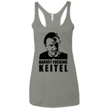 T-Shirts Venetian Grey / X-Small Harvey fucking Keitel Women's Triblend Racerback Tank