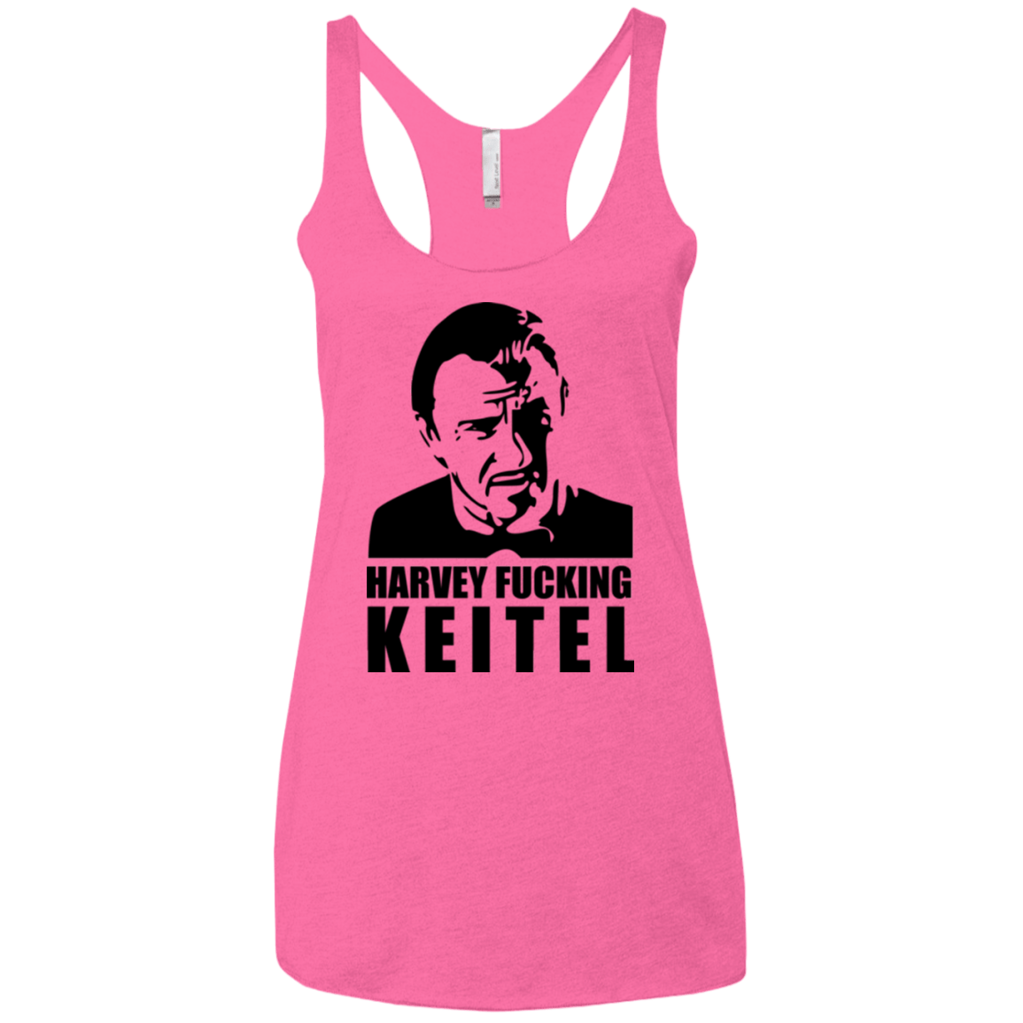 T-Shirts Vintage Pink / X-Small Harvey fucking Keitel Women's Triblend Racerback Tank