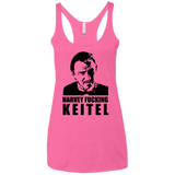 T-Shirts Vintage Pink / X-Small Harvey fucking Keitel Women's Triblend Racerback Tank
