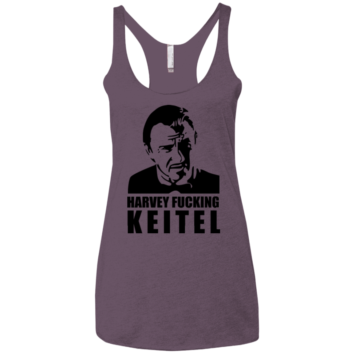 T-Shirts Vintage Purple / X-Small Harvey fucking Keitel Women's Triblend Racerback Tank