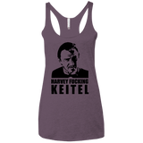 T-Shirts Vintage Purple / X-Small Harvey fucking Keitel Women's Triblend Racerback Tank