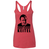 T-Shirts Vintage Red / X-Small Harvey fucking Keitel Women's Triblend Racerback Tank