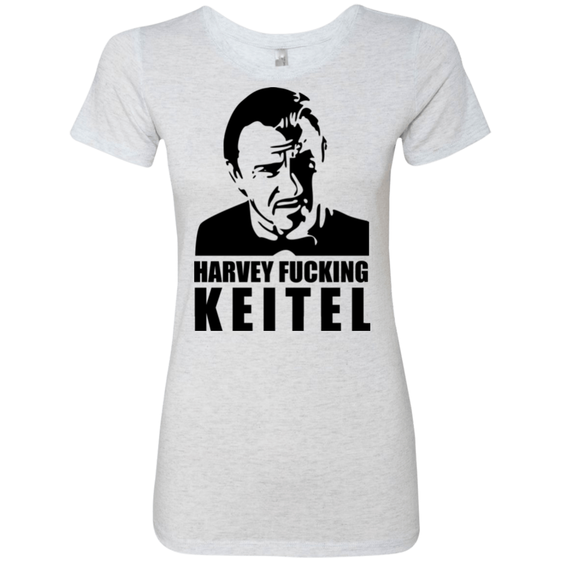 T-Shirts Heather White / Small Harvey fucking Keitel Women's Triblend T-Shirt
