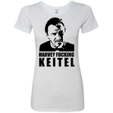 T-Shirts Heather White / Small Harvey fucking Keitel Women's Triblend T-Shirt