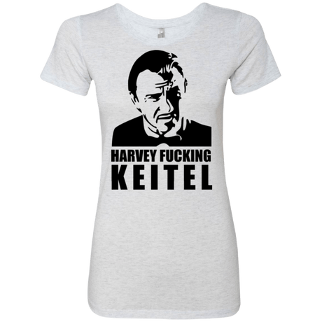 T-Shirts Heather White / Small Harvey fucking Keitel Women's Triblend T-Shirt