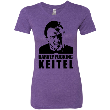 T-Shirts Purple Rush / Small Harvey fucking Keitel Women's Triblend T-Shirt