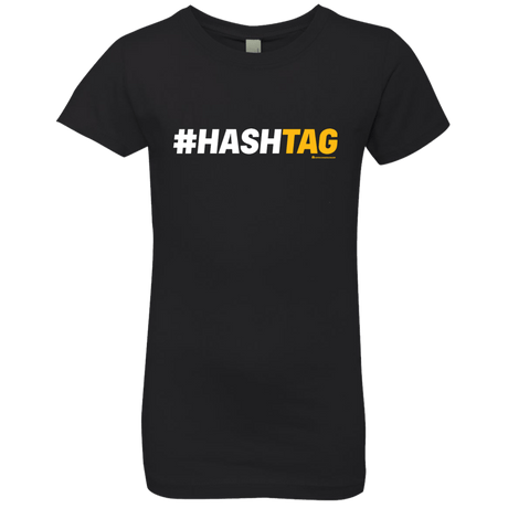 T-Shirts Black / YXS Hashtag Girls Premium T-Shirt