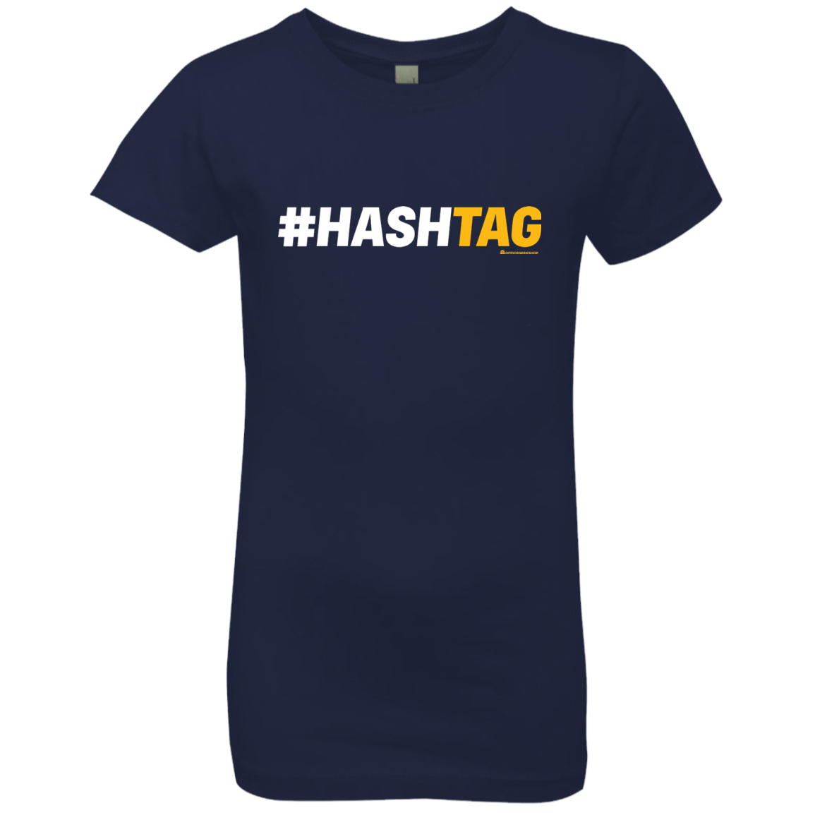 T-Shirts Midnight Navy / YXS Hashtag Girls Premium T-Shirt
