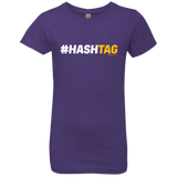 T-Shirts Purple Rush / YXS Hashtag Girls Premium T-Shirt