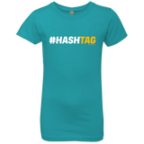 T-Shirts Tahiti Blue / YXS Hashtag Girls Premium T-Shirt