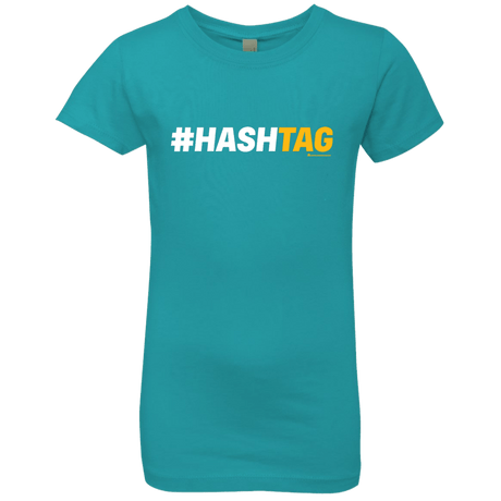 T-Shirts Tahiti Blue / YXS Hashtag Girls Premium T-Shirt