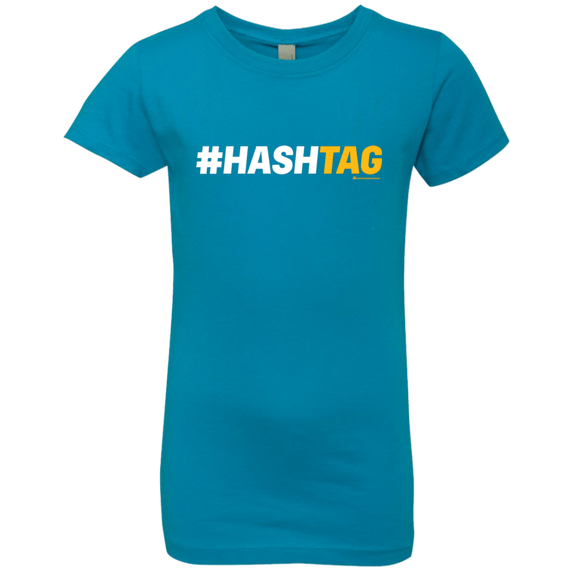 T-Shirts Turquoise / YXS Hashtag Girls Premium T-Shirt